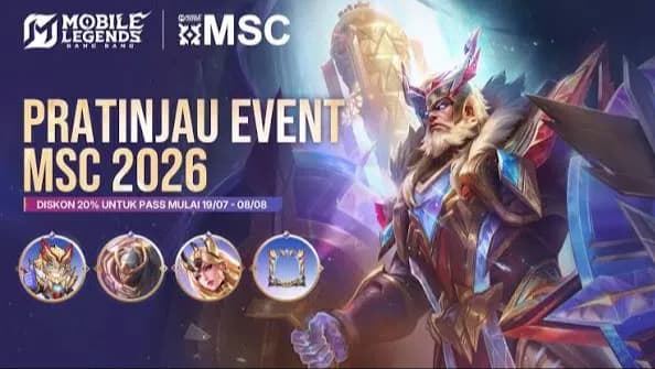 MSC Pass MLBB 2026 Hadir! Skin Baxia Eksklusif & Hadiah Melimpah